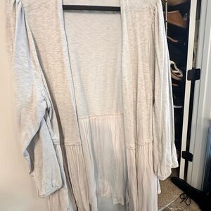 Torrid Light Gray Knit Cardigan